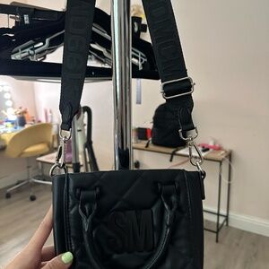 Mini Black Steve Madden Tote Bag